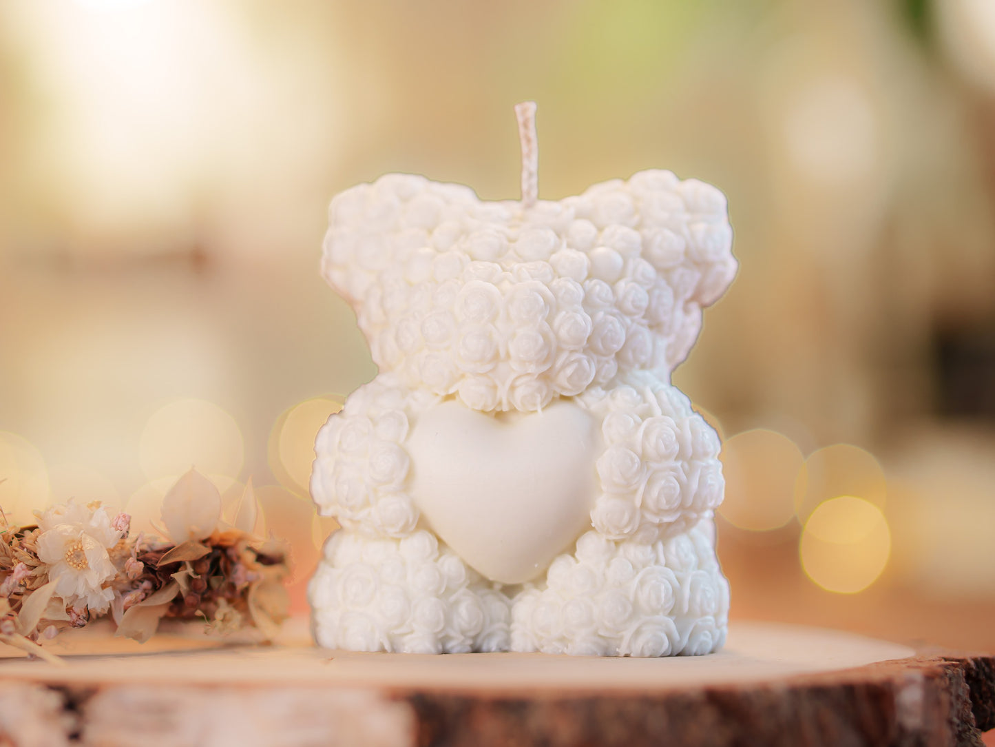 Rosenteddy mit Herz