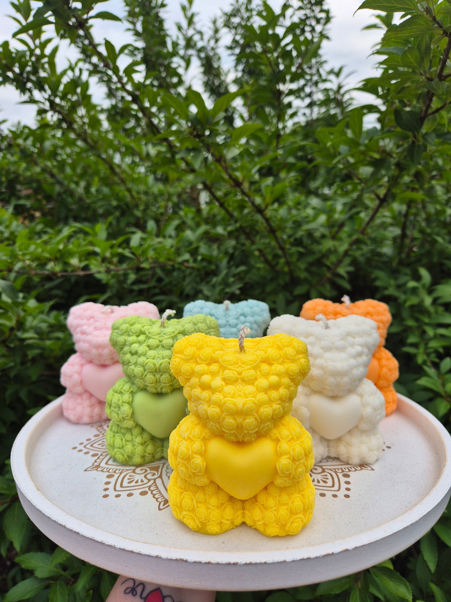 Rosenteddy mit Herz