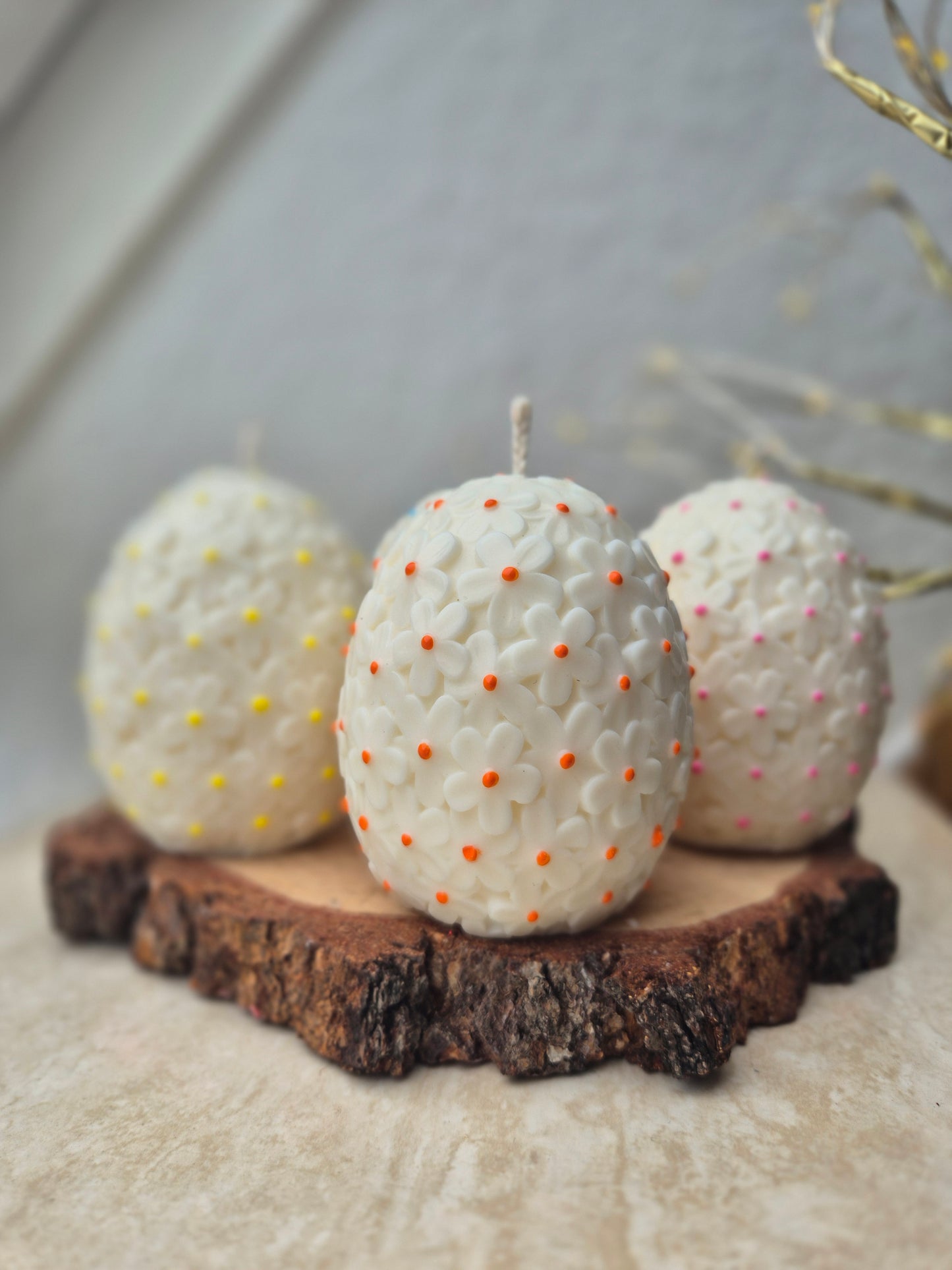 Osterei mit Blumenmuster "big"