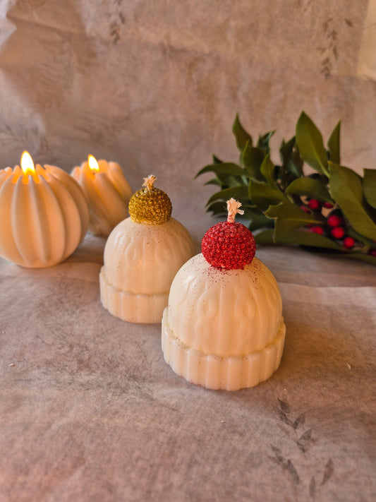 Glitzer Weihnachtsmütze