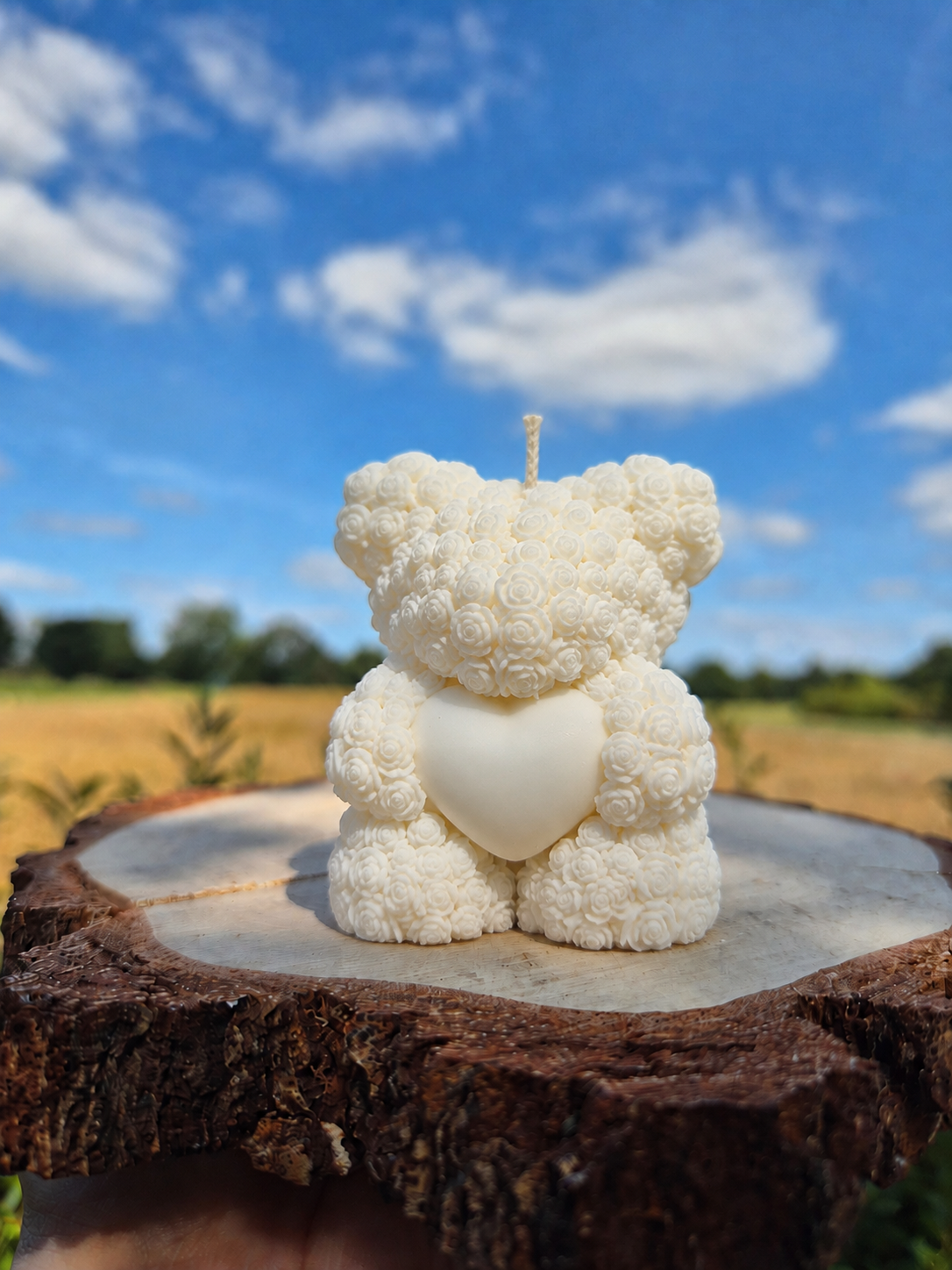 Rosenteddy mit Herz