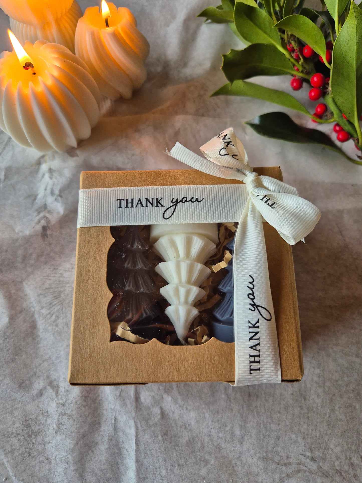 Geschenkset Weihnachtsbäume