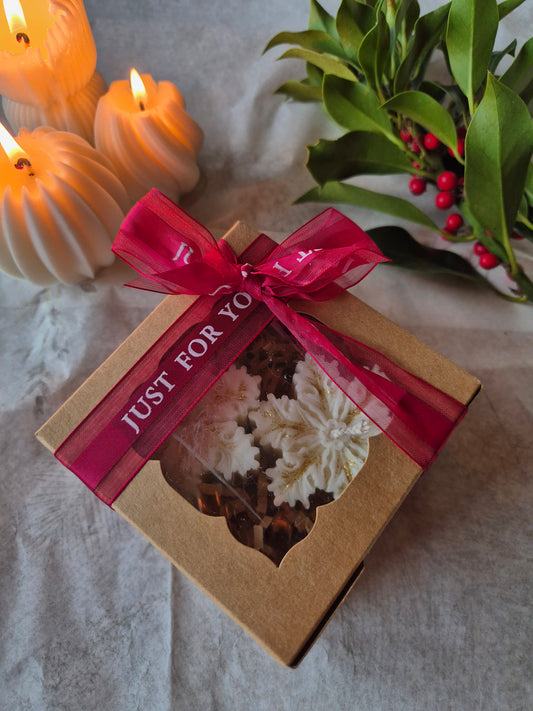 Geschenkset Schneeflocken